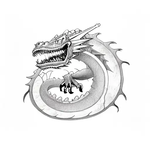 Dragon Dinosaur With Claws