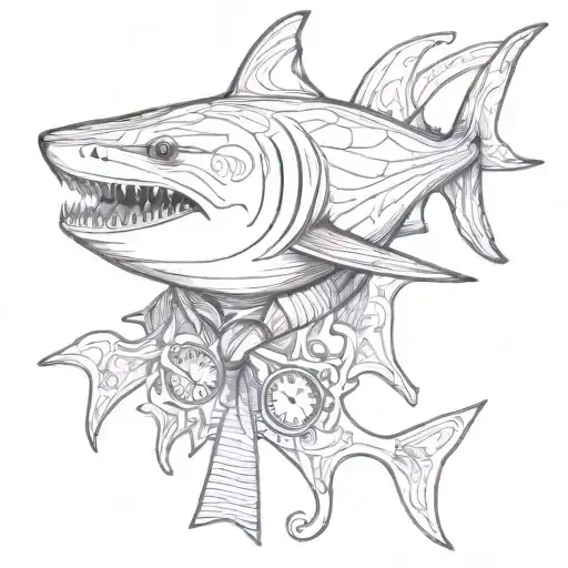 Shark With A Monocle