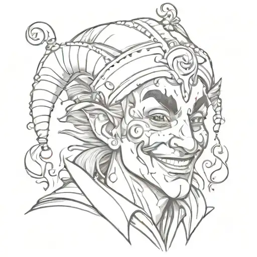 Gay Male Happy Jester
