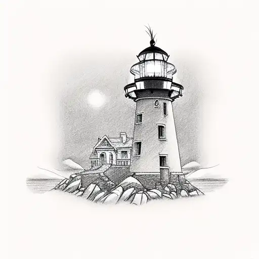 Jessica Rabbit And Lighthouse