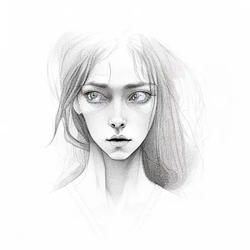 Portrait Of Exhausted Woman