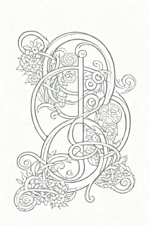 Symbol Combined Initials S I And B