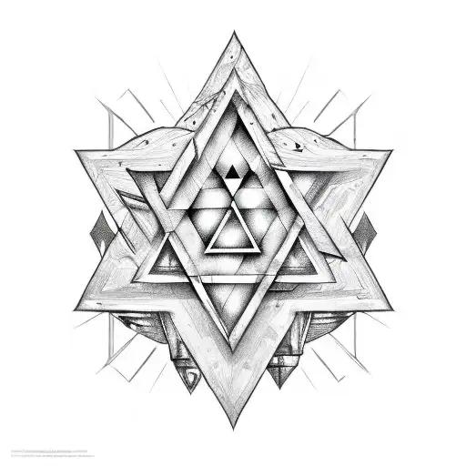 Small Hidden Star Of David