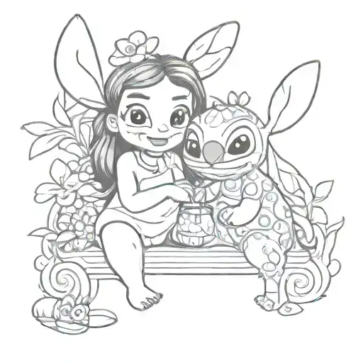 Lilo Stitch And Lilo's Sister