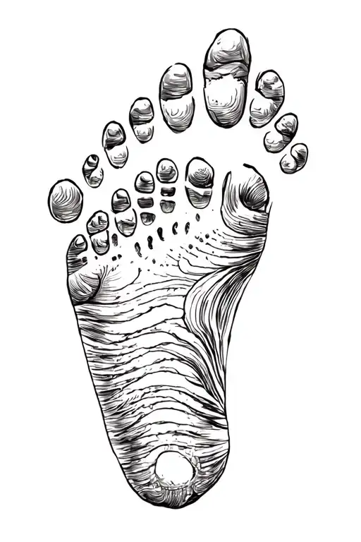 Baby Footprint With