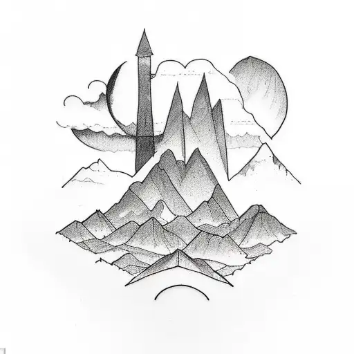 Tattoo Ideas That Connect Self Love And Mountains That Would Be 5In By 2In