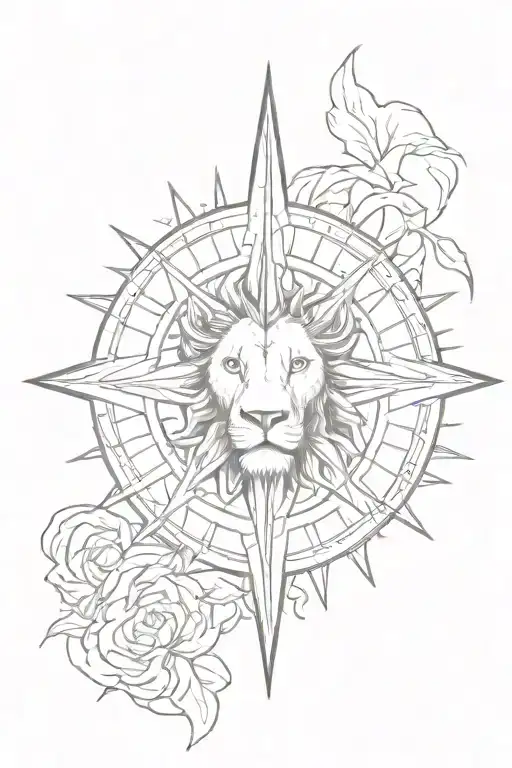 Lion And Compass Rose Growing