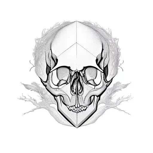 A Morph Between A Human Skull And A Bird Skull