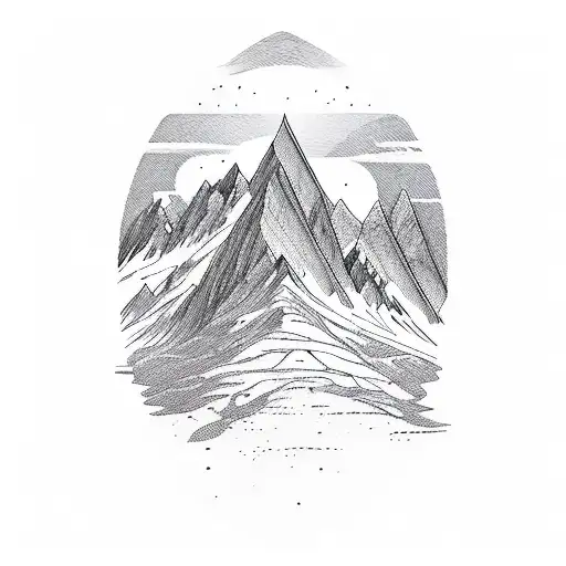 A Majestic Mountain Range With A Hidden Trekking Trail