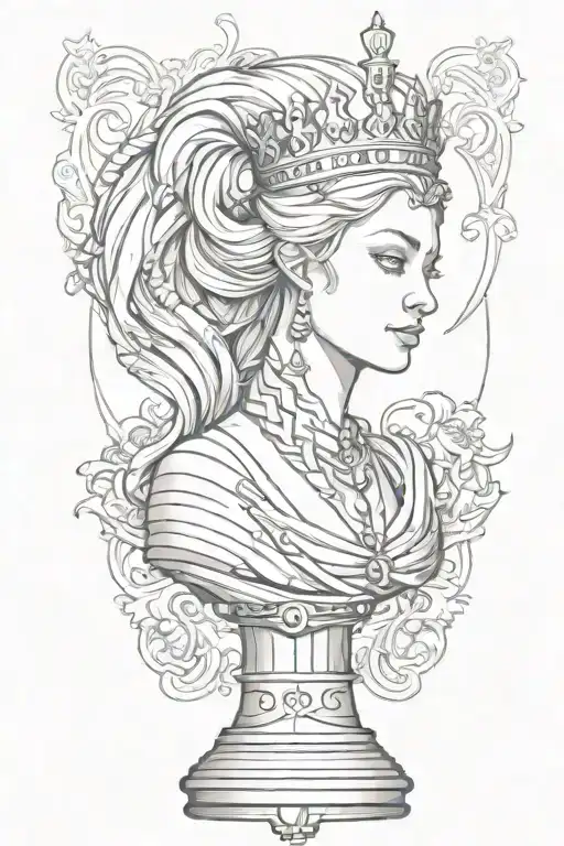 The Chess Queen Piece