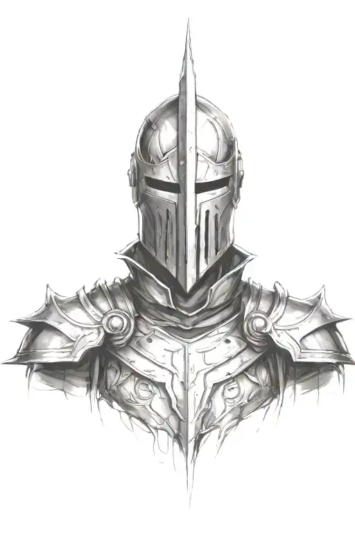 Make The Knight More Robust And With Larger And More Pointed Shoulder Pads