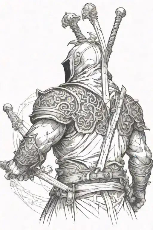 Add A Sword On His Back