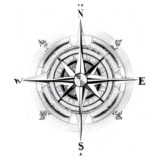 Compass Arrow Spinning