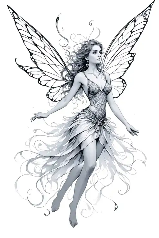 Silvermist Fairy Flying