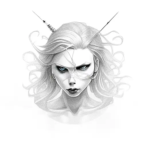 Black Widow With 11 On The Back