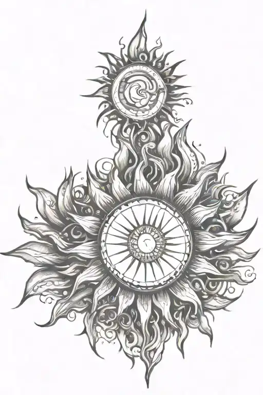 Add An Emblem Of The Sun In Your Heart