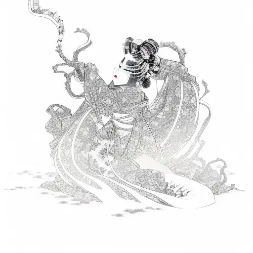 Japan House Geisha Demon