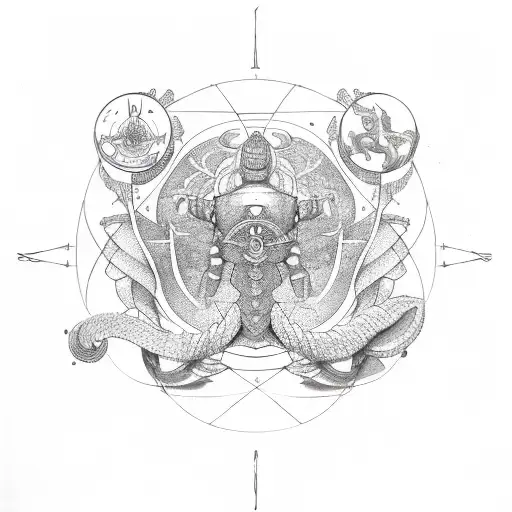 Sleeve Torus Scorpio Gemini Aeries Zodiac Signs