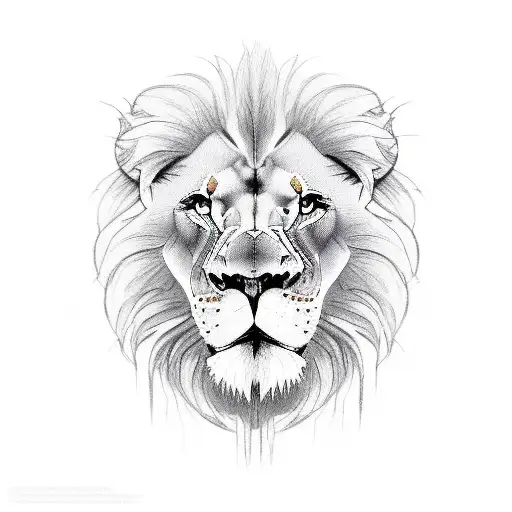 Lion With The Word Mie Incorporated Somehow