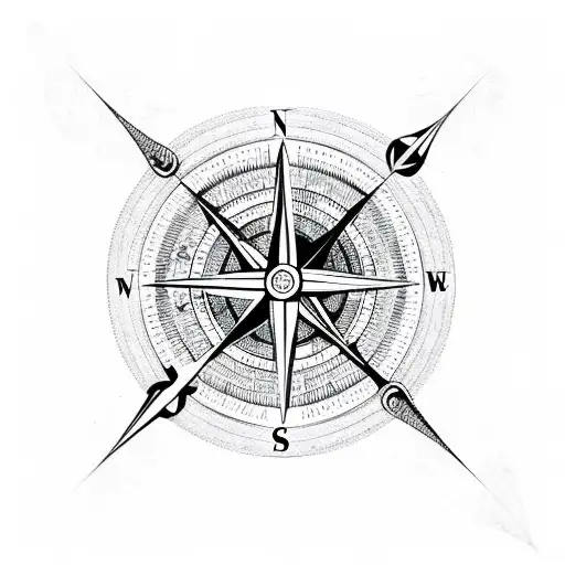 Compass With Aircraft