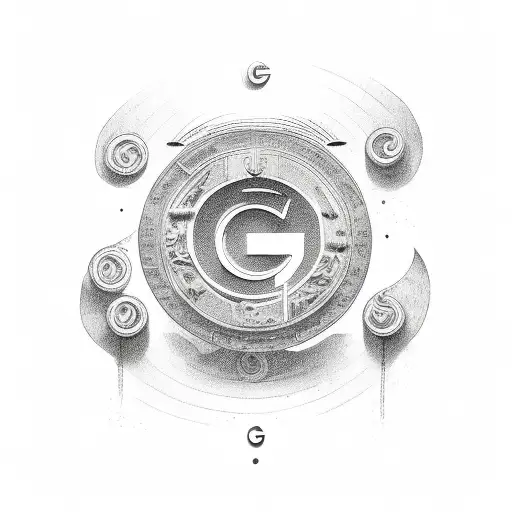Letter G With The Number Three In Roman Numeral