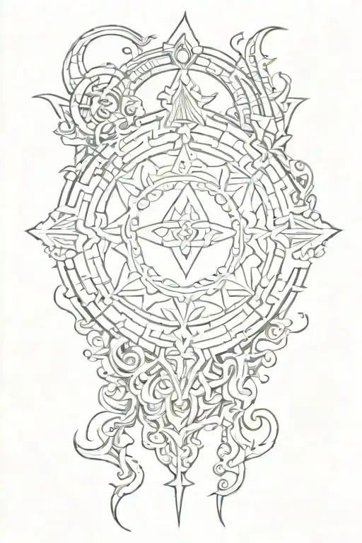 Mystic Symbol Represents Love