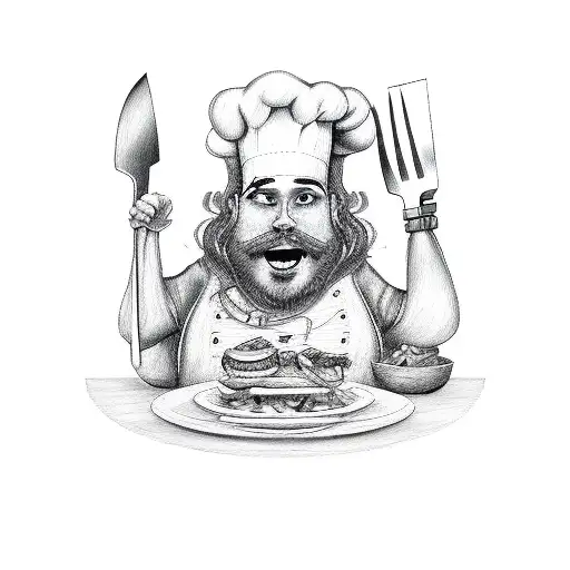 Chef Knife Filleting Human Arm