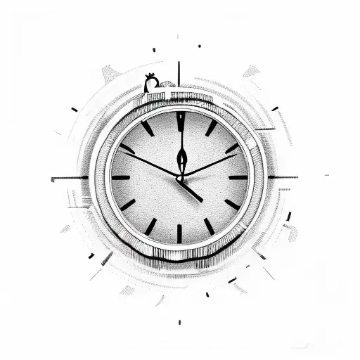 Clock With Letters Instead Of Numbers Sleeve