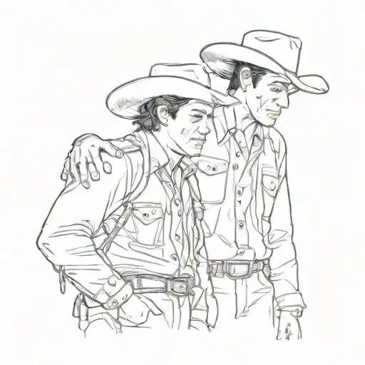 Jack And Ennis Brokeback Mountain
