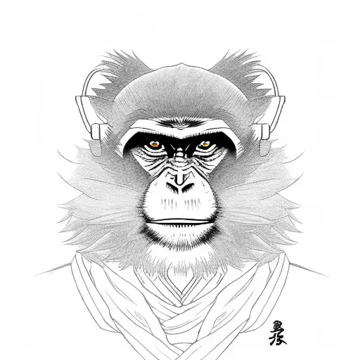 A Monkey Dressed As An Akatsuki