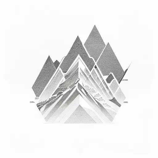 A Guitar Made Of Intricate Photolithography Patterns With Mountains In The Background