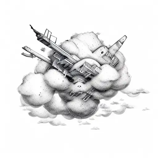 Quote With Clouds Over