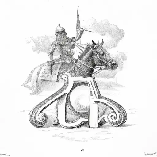 Letter G With The Number Three In Roman Numerals