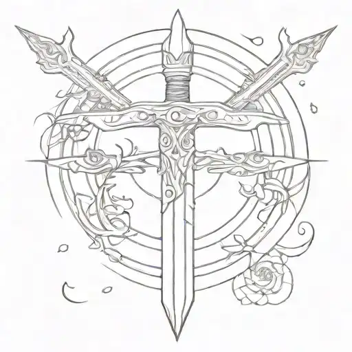 Sword Passing Inside A Circle