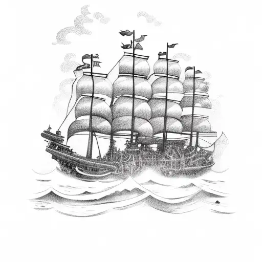 Kraken Lighthouse And Pirate Ship