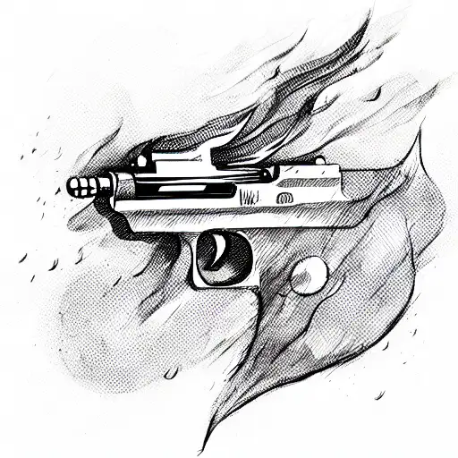 Gun On Fire