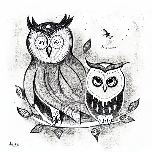 Owl And Children Name - Alise