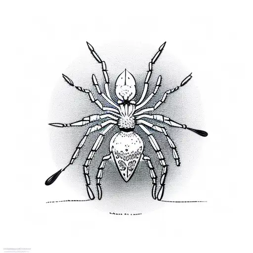 A Spider Conductor Leading An Orchestra Of Musical Instruments