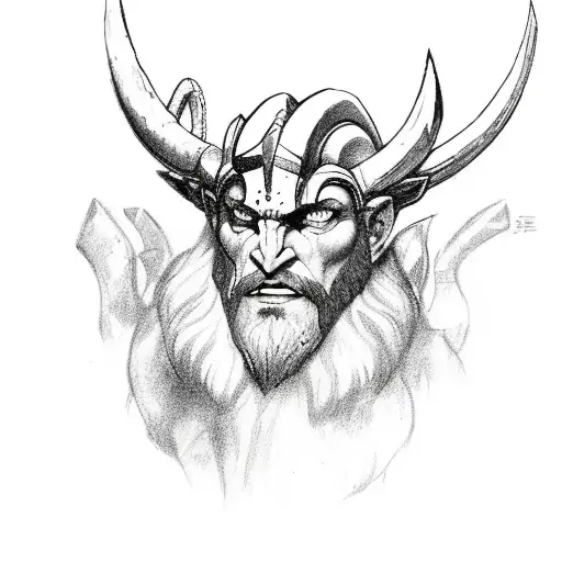 Aries God Of War With Lighting