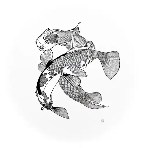 Lillie's Surrounding Koi Fish