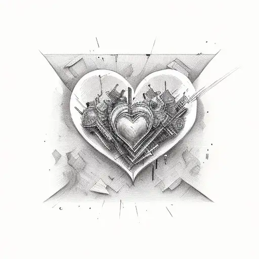 The Word Westin With A Graffiti Heart