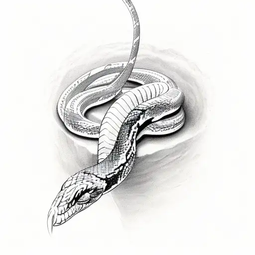 Snake Eye With Snake Hair