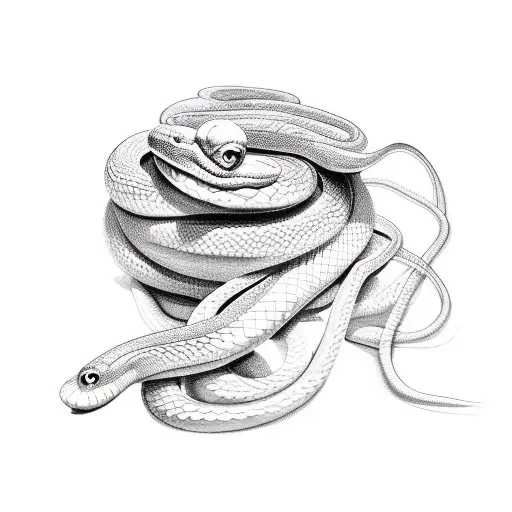 Kd With A Green Snake