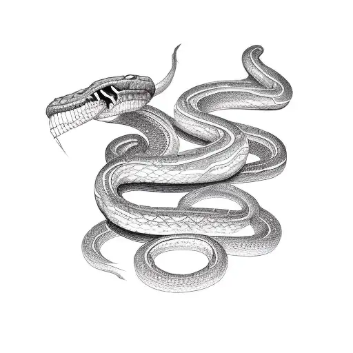 Negative Snake Around Arm