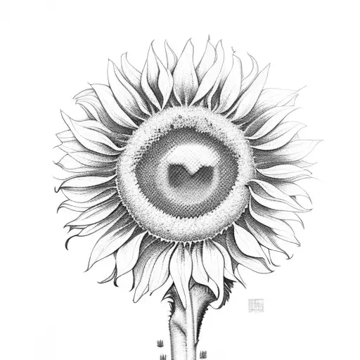 Sunflower And Sun Mixed