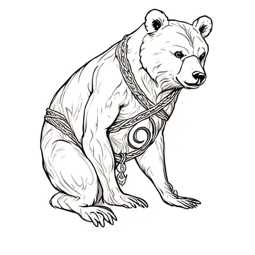 Bondage Triskele Bear Wearing