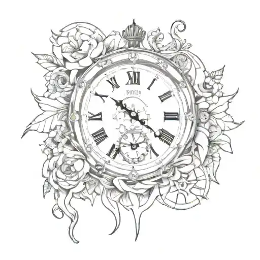 No Matter When With A Clock Face