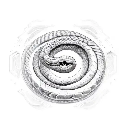 Negative Snake Ouroboros