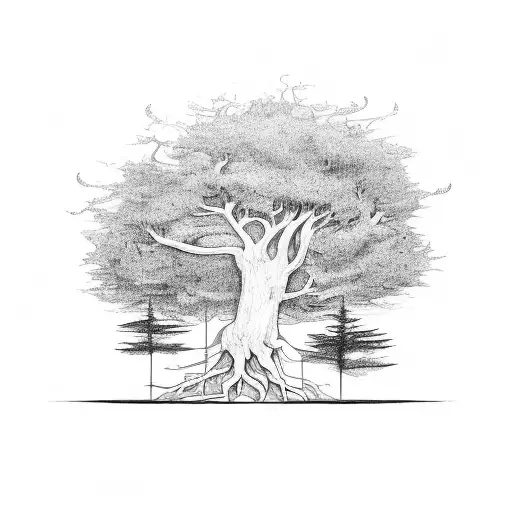 Semicolon With Tree Growing Out Of It