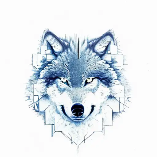 Half Wolf Half Human